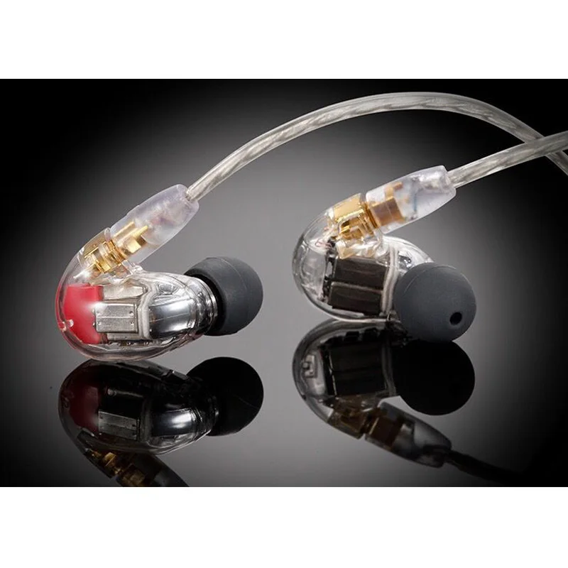 New DIY SE846 In Ear Earphones 6BA Balanced Armature 12 Driver Units HIFI  Stereo Sport Noise Cancelling Earbuds PK SE846 IE800S
