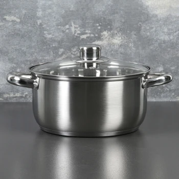 

3.2 l Grette pot, d=20 cm, with glass lid, capsule bottom