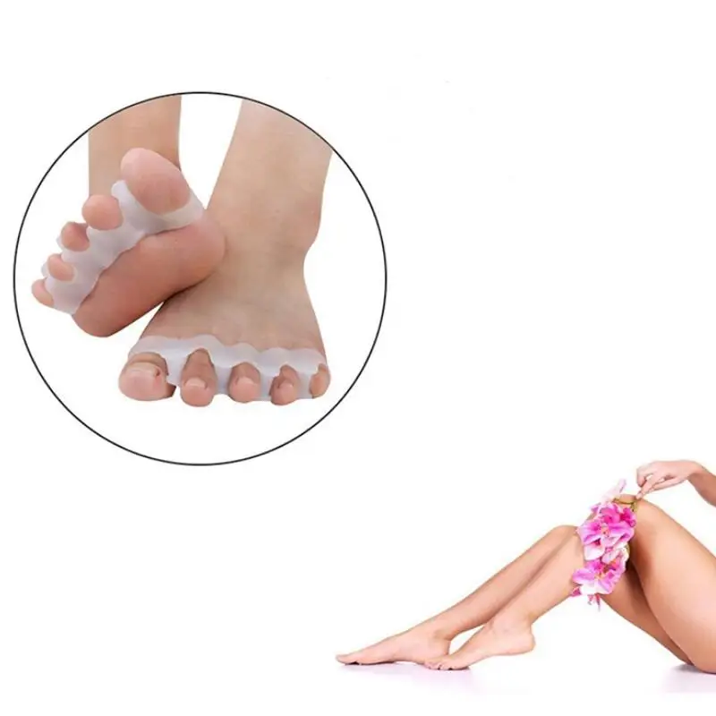 Silicone Bunion Corrector Toe Separators Straightener Silicone Foot 