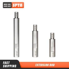 

SPTA Stainless Steel Rotary Extension Shaft Set, 75mm,100mm,140mm, For Rotary Polisher,Car Polisher,Polishing Pads,Backing Plate