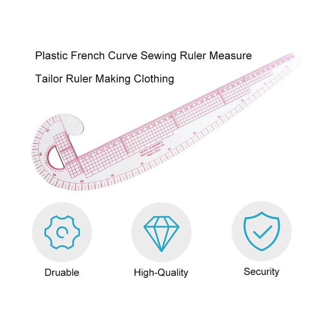 Multi Function Plastic French Curve Sewing Ruler