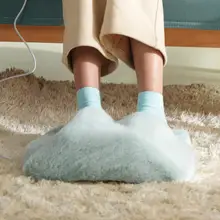 Домашние тапочки с грелкой для ног; теплые электрические нагревательные колодки для дивана и стула; Теплая обувь; зимняя теплая электрическая обувь; bBanket