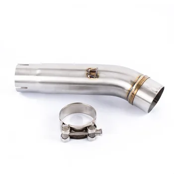

Motorcycle Exhaust middle pipe Round Muffler for HONDA CB400 Slip-On all years