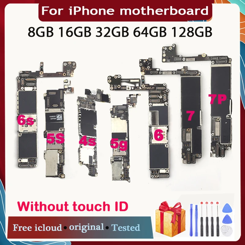Бесплатная iCloud разблокировать более деталь для I Phone 4S 5 5s 6s 6 7 8 плюс logic панели с