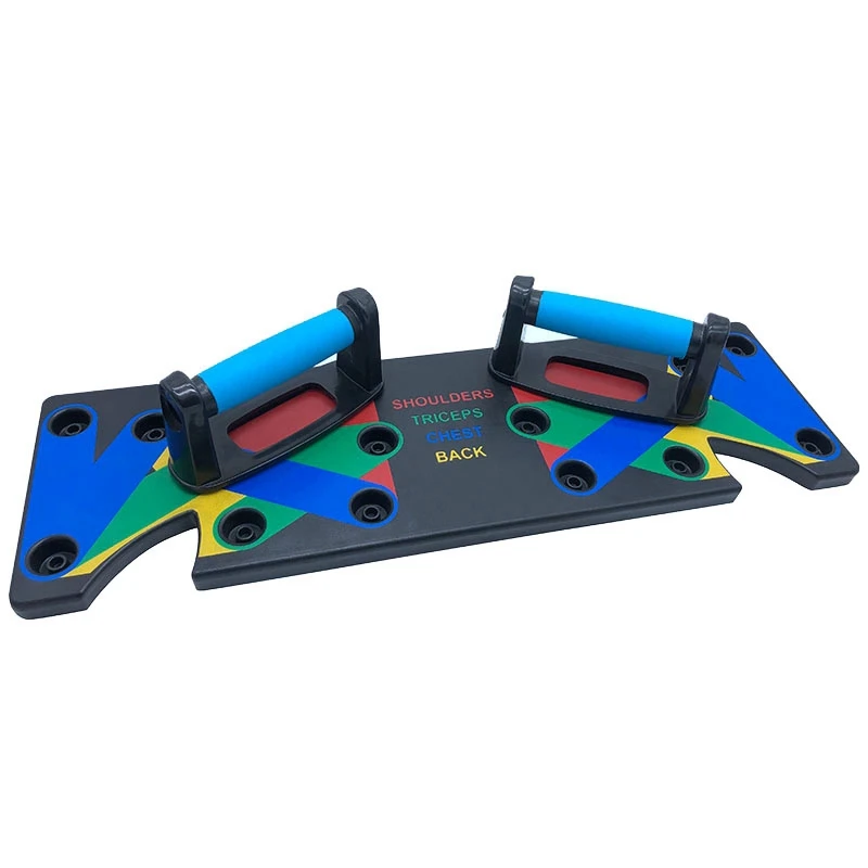 

Push Ups Stands Rack Board 9 In 1 System Men Women Bodybuilding Fitness Workout Biceps Muscle Training Gym Exercise
