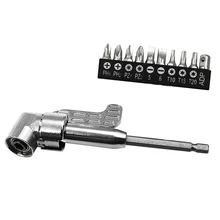 Изгиб отвертки угловая машина сверло для электродрели повернуть партия только аппаратные инструменты удлинитель 105 градусов