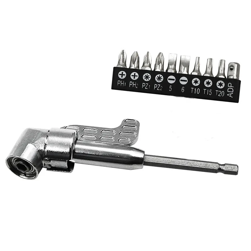 

Bend Screwdriver Corner Maker Electric Screwdriver Bit Turn Batch Only Hardware Tools Extension Rod 105-Degree