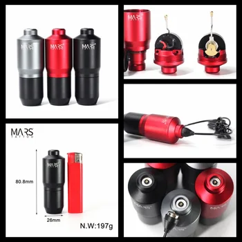 

2019 New Arrival Rotary Tattoo Machine Short Pen Swiss Motor Powerful Quiet For Tattoo Liner Shader Free Shipping