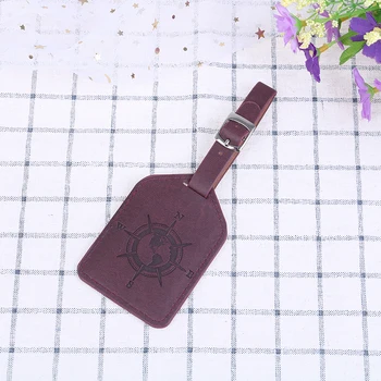 

Compass Leather Suitcase Luggage Tag Bag Pendant Handbag Travel Accessories
