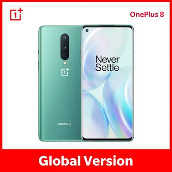 

OnePlus 8 Global Version 5G Smartphone 8G 128GB Snapdragon 865 6.55" 90Hz Fluid AMOLED 4300mAh 30T 48MP Triple Camera NFC WiFi 6