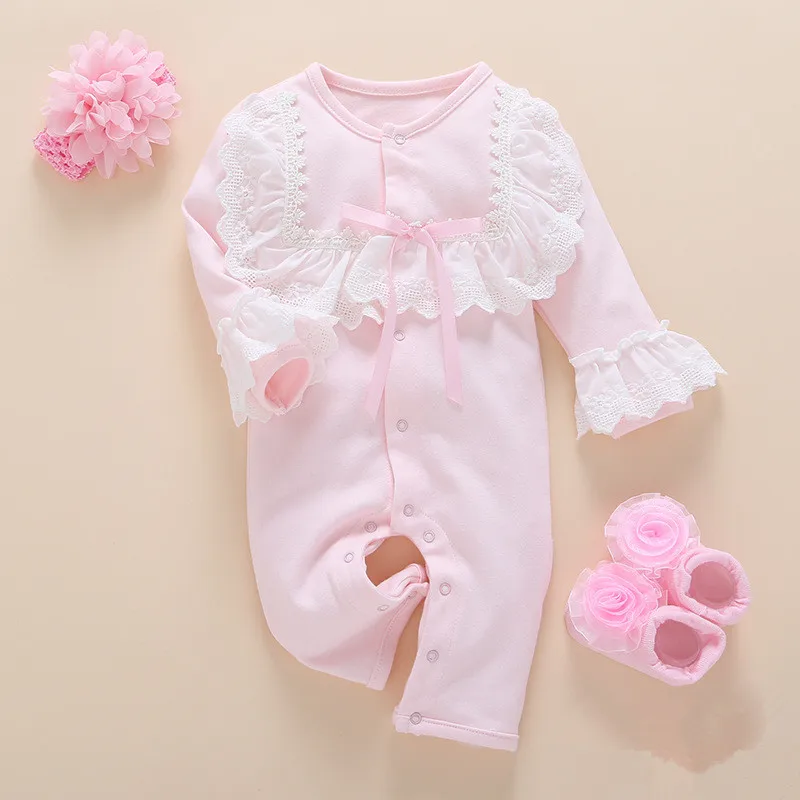 Ropa Bebe Reborn Mono Bebé Niñas Gurcooc 0-18 Meses Algodón