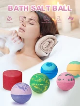 32g Natural Organic Bubble Bath Bombs Ball Handmade Salt Balls Soften Cuticle Bubble Bath Care for Moisturizing Skin Shower Bomb