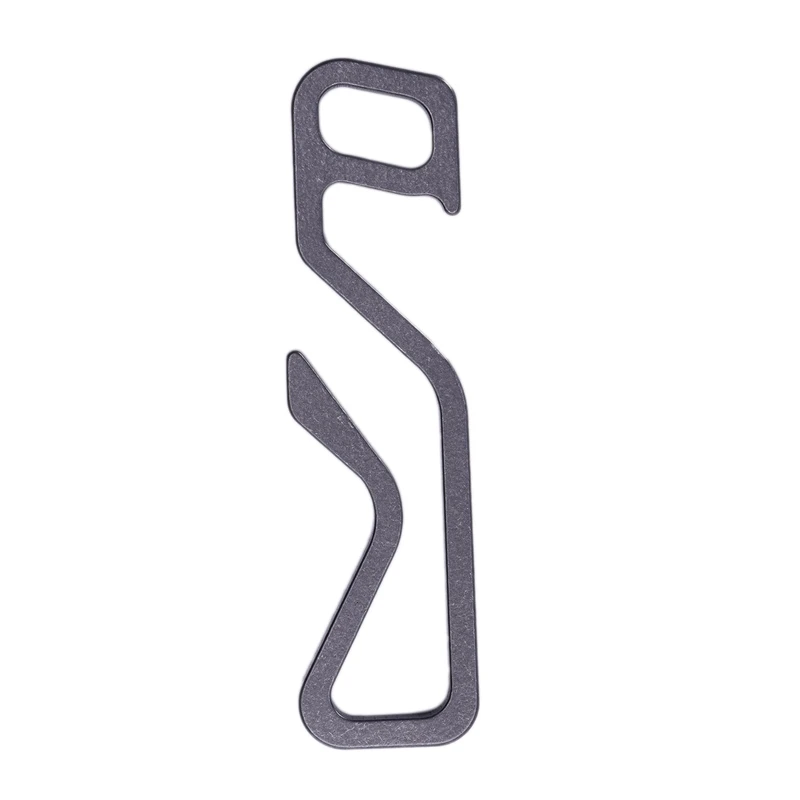 

Titanium Alloy Carabiner Key Clip Keychain Hooks Key Ring Hanging Buckle Hiking Backpack Key Ring