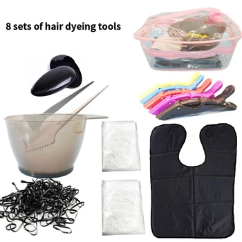 

Cape Accessories Home DIY Dye Bowl Comb Bleaching Tinting Salon Hairdressing Hair Coloring Tools Set Simple Fast Portable