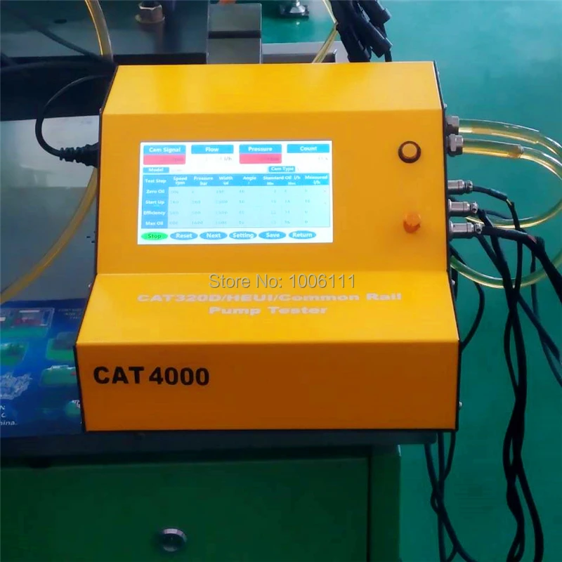 

AM-CAT4000 diesel common rail pump tester for CAT 320D, EUI/HEUI pump tester, with DRV pump flow meter