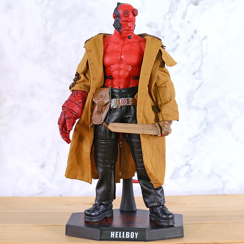 Hellboy полное тело GK модель смолы статуя модель игрушки Коллекция Hellboy дьявол 1/12 Масштаб ПВХ фигурка