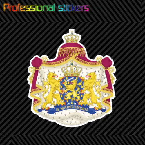 

Dutch Coat of Arms Sticker Decal Self Adhesive Vinyl Netherlands Flag NLD NL Stickers for Cars, Bicycles, Laptops, Motos
