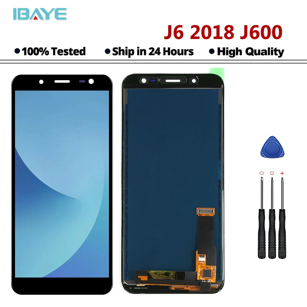 J600 ЖК-дисплей для samsung Galaxy J6 J600F J600Y сенсорный экран J600G дисплей SM-J600F в сборе