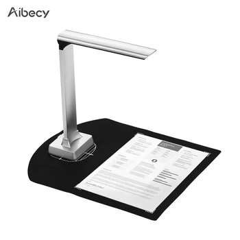 

Aibecy BK32 Foldable HD High Speed USB Image Document Camera Scanner 15 Mega-Pixels A4 Scanning Size with LED Light for Windows