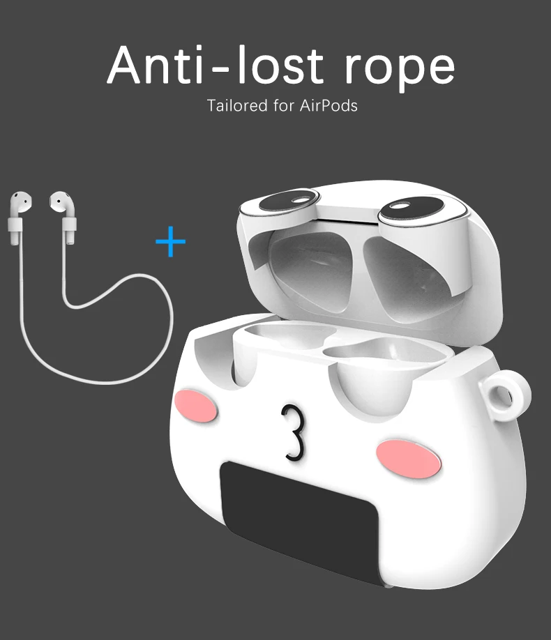 Чехол Love Mei для беспроводных Bluetooth-наушников Apple AirPods силиконовый чехол наушников |