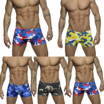 

2020 New Fashion Men Swimming Board Shorts Casual Quick Dry Beach Summer Boxer Swim Trunks M-2XL