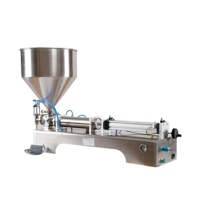 

Полуавтоматическая поршневая машина для розлива жидкости, машина для розлива воды, напитков с двойной головкой