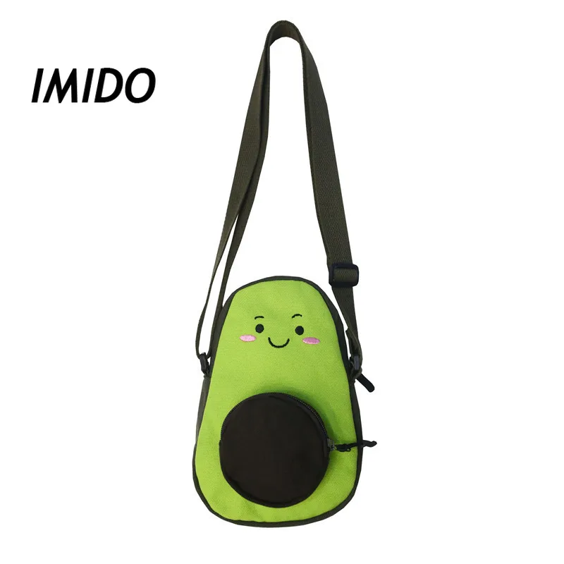 

Wholesale new Korean version of INS cute avocado fruit girl bag Cute Japanese soft girl student messenger bag