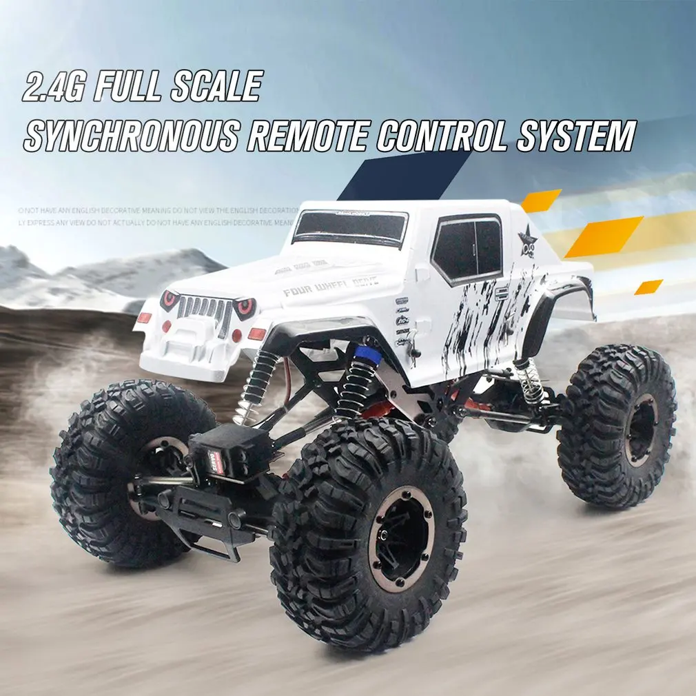 1071-SJ 1:10 2,4G 4WD RC Гусеничный Автомобиль матовый пульт дистанционного управления большая нога Выкл-модель дорожного транспортного средства РТР игрушка для детей подарок