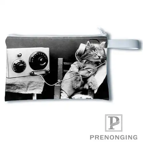 Изготовленный На Заказ spacecat(2)@ 1 кошелек с рисунком кошелек на молнии нулевой бумажник телефон Сумки для ключей модный небольшой женский кошелёк#19-01-22-4-224 - Цвет: Coin Purse