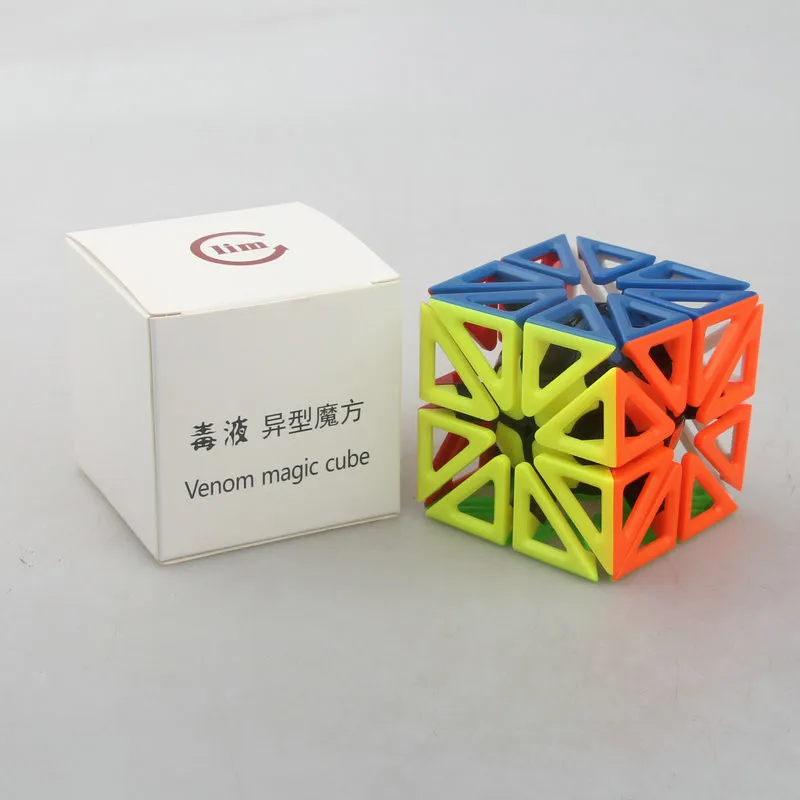 Новое прибытие fangshi 2X2X2 странные формы Веном Кубик Рубика для профессионалов соревнования скоростная рамка головоломка куб
