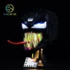 Kyglaring Led Lighting Set DIY Toys for 76187 Venom Mask Collectible Building Blocks 3