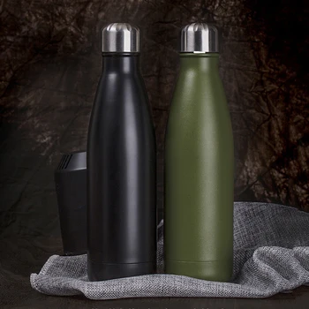 

500ml Stainless Steel Logo Custom Water Bottles Vacuum Flasks Thermos of Thermoses Coffee Cup Thermocup Thermal Thermocouple