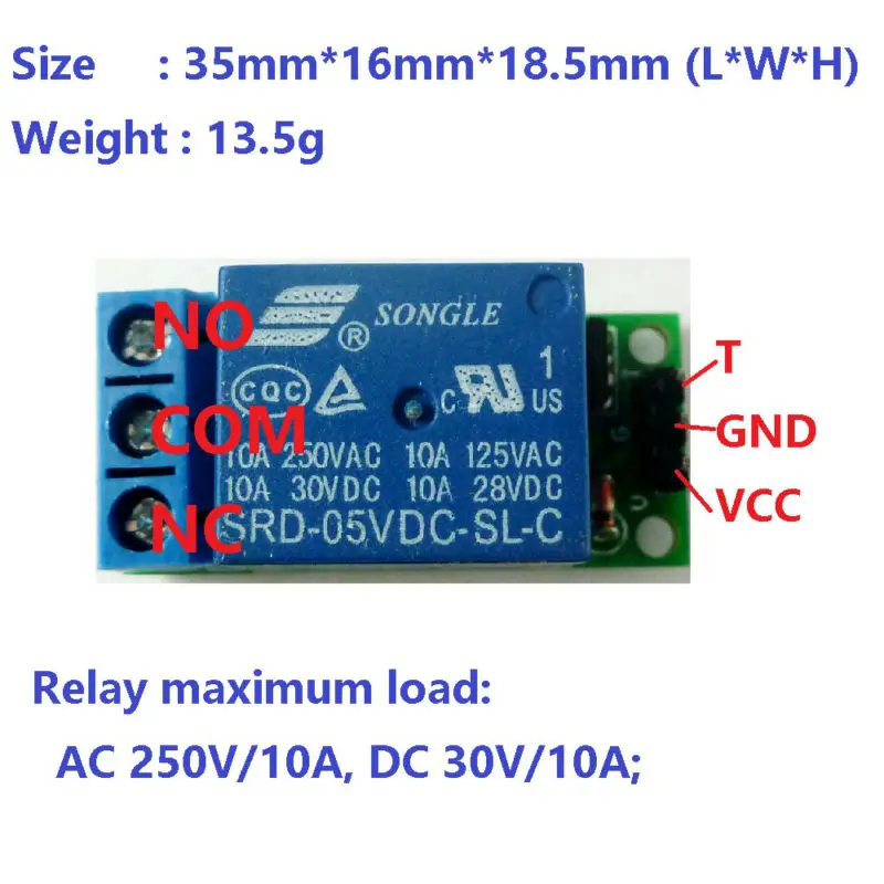 

IO25A01 5V Flip-Flop Latch Relay Module Bistable Self-locking Switch Low pulse trigger Board for Arduino Smart home LED Mot
