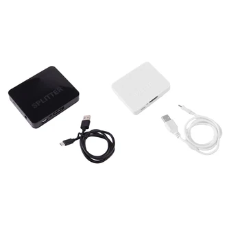 

1x2 Full HD 1080p 4K Splitter 1 in 2 Out HD Amplifier Signal Distributor Divisor Switcher