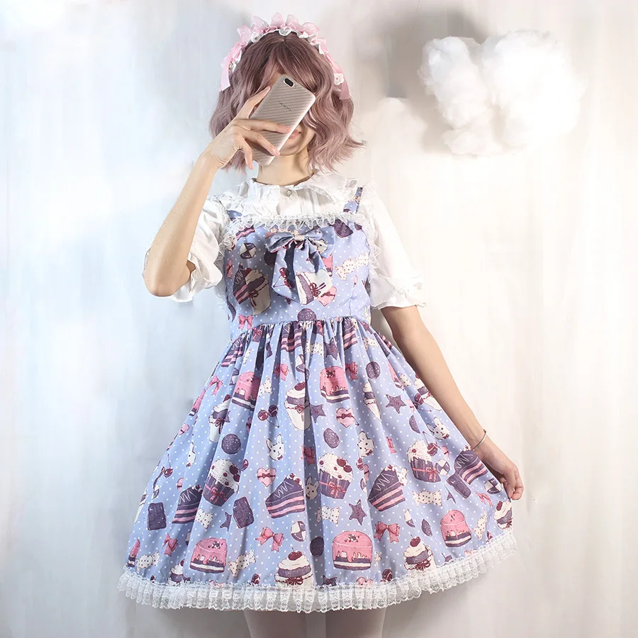 

2019 japanese lolita cosplay lolita dress fairy dress lolita skirt sweet lolita vestido lolita lolita jsk dress