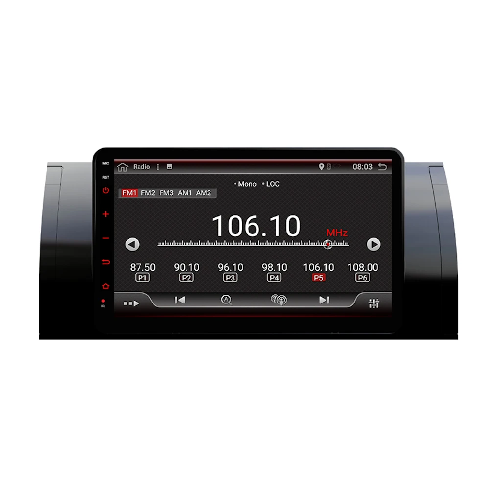 " 2 DIN 4+ 32G для Android 9,0 автомобильный MP5 плеер 8 Core 4G wifi сенсорный экран Bluetooth радиоприемник GPS навигационная камера для BMW X5 E39