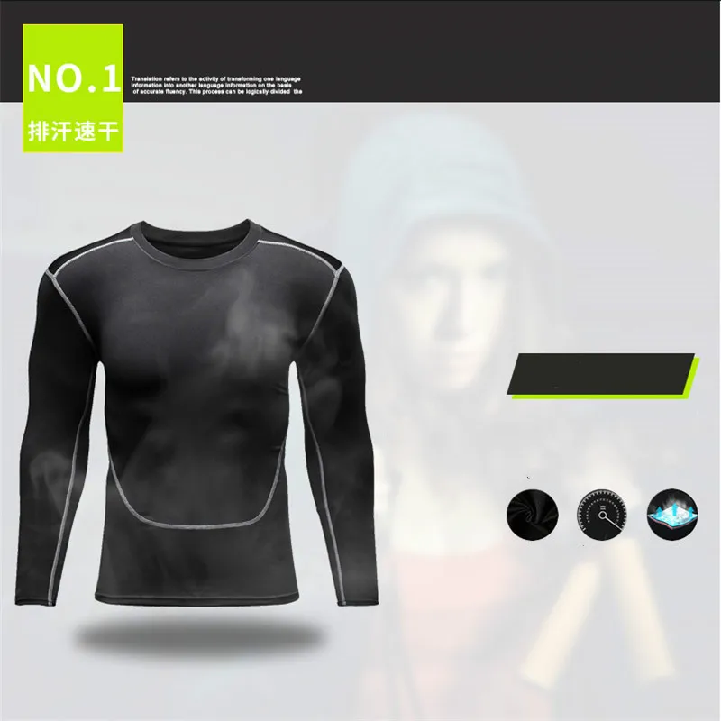 Men Jiu jitsu Rashguard MMA T-shirts Sets Bjj Muay Thai Boxing Jerseys Long Sleeve Boxeo Suit Brand 5Pcs Set Fitness Sport Suits