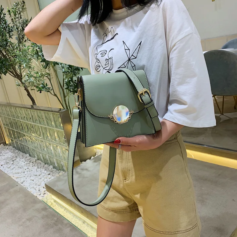 

Double-Sided Bag 2019 New Large-Volume Trapezoid Stereo Versatile Korean-style Shoulder Elegant Western Style Chain Bag Women's
