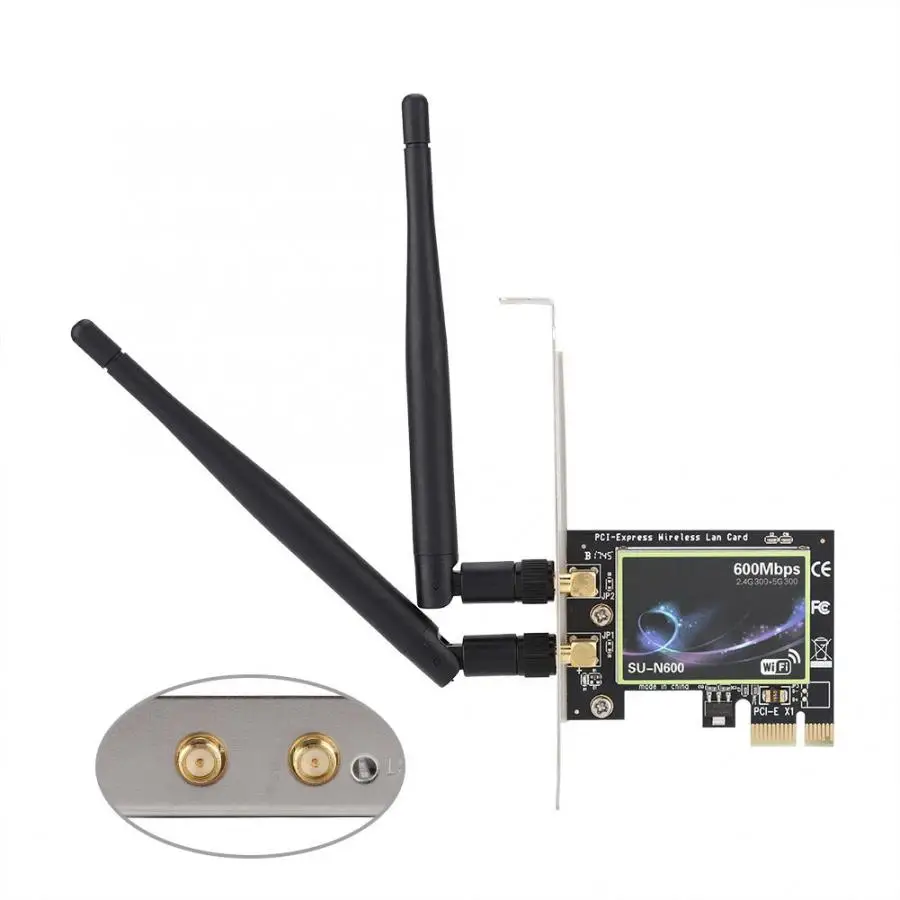 SU-N600 PCI-E настольный компьютер высокоскоростная Беспроводная сетевая карта для Windows настольная сетевая карта