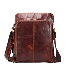 Модная мужская сумка-мессенджер из натуральной кожи, винтажные мужские кожаные сумки, мужская сумка, маленькая деловая сумка через плечо, мужские сумки на плечо