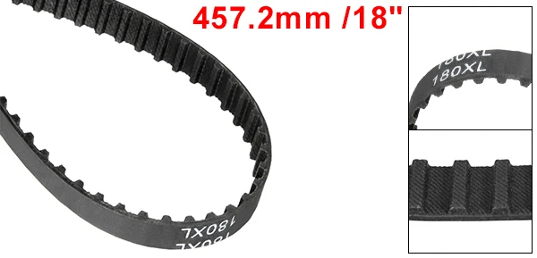 Uxcell 1/2pcs 124-206XL резиновый зубчатый ремень синхронный замкнутый контур зубчатый ремень шкивы 10 мм широкий обеспечивает возможность бега