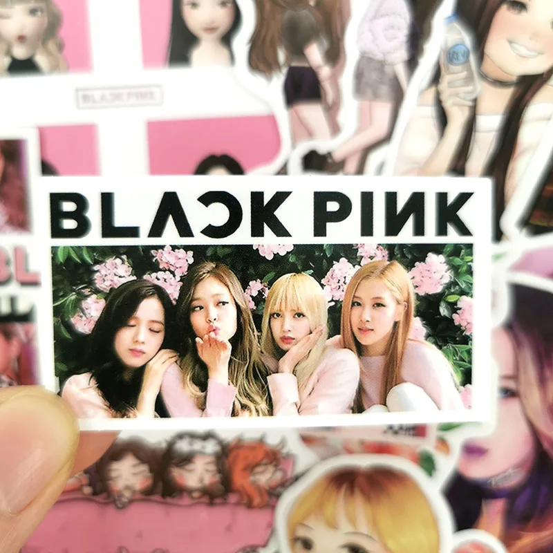 54 шт. креативные Kpop Blackpink Lisa ПВХ наклейки для альбома DIY Наклейка на чемодан для фанатов коллекция Blackpink Girls Kpop