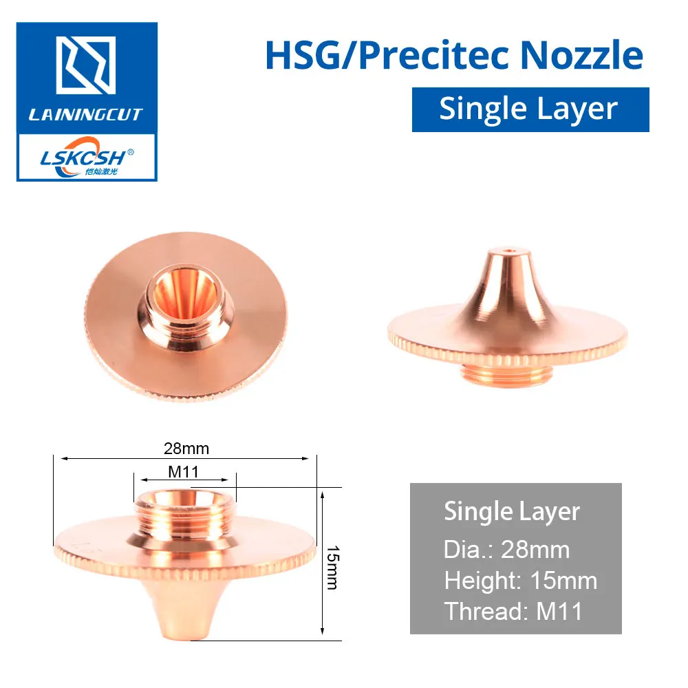 Лазерная насадка LSKCSH 10 шт./лот Precitec диаметром 28 мм M11 для Han's Farley Laser Lab Yawei HSG