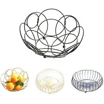

Fruit Basket Countertop Storage Bowl for Snacks Fruit Kitchen Display Decorative Dish