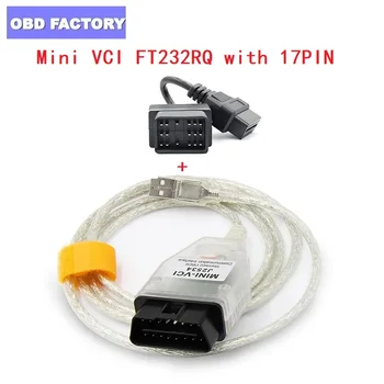 

MINI VCI Interface For TOYOTA Mini VCI FT232RQ with 17PIN V14.20.019 TIS Techstream J2534 OBD2 Diagnostic Cable Free Shipping