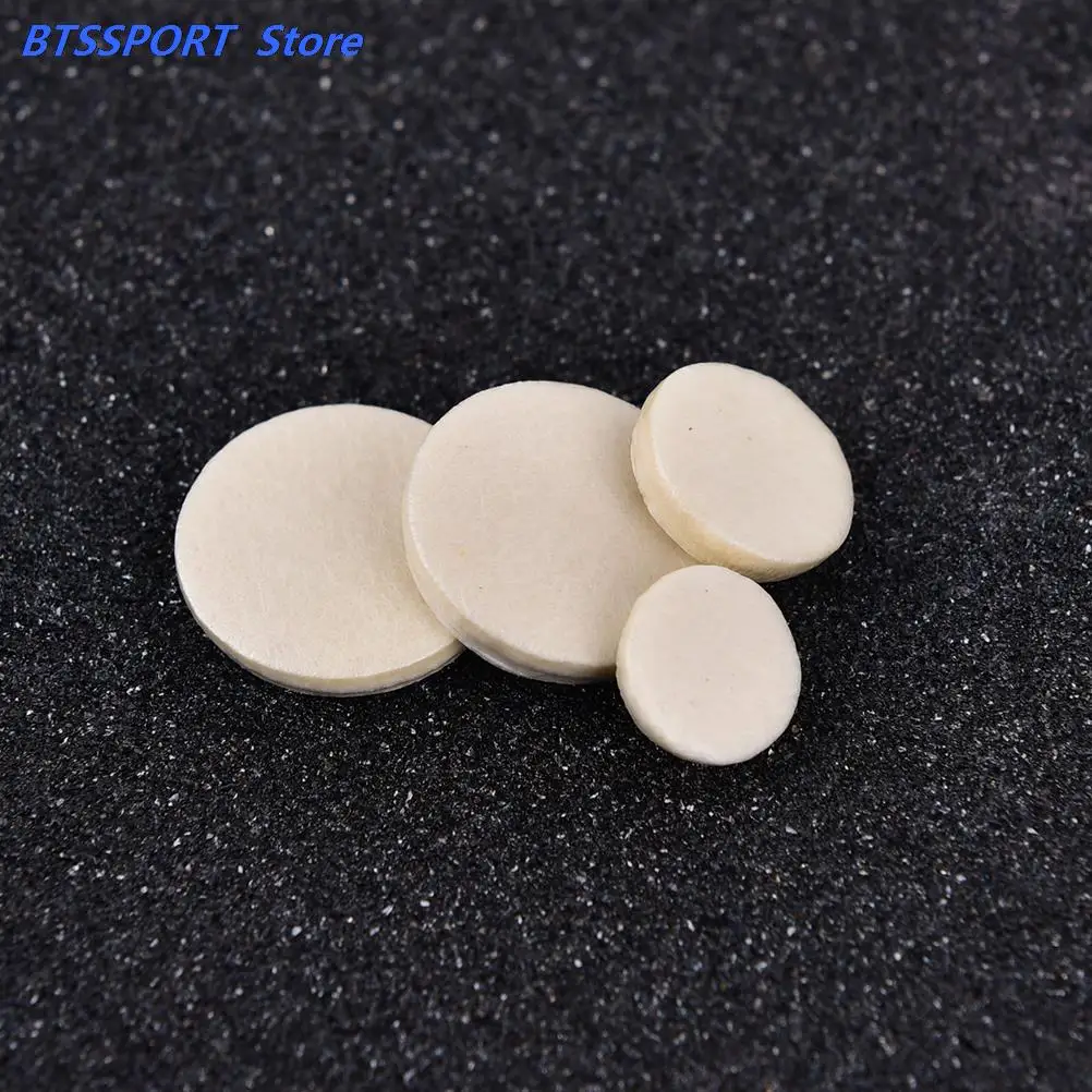 17PCS Clarinet leather pad key Pads White Musical Woodwind Wind Music Instrument Replacement 17.2mm 15.3mm 11.8mm 10mm White