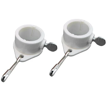 

New Useful 1-Pair-Flag-Pole-Rotating-Mounting-Rings-Attach 1inch-Flag Pole