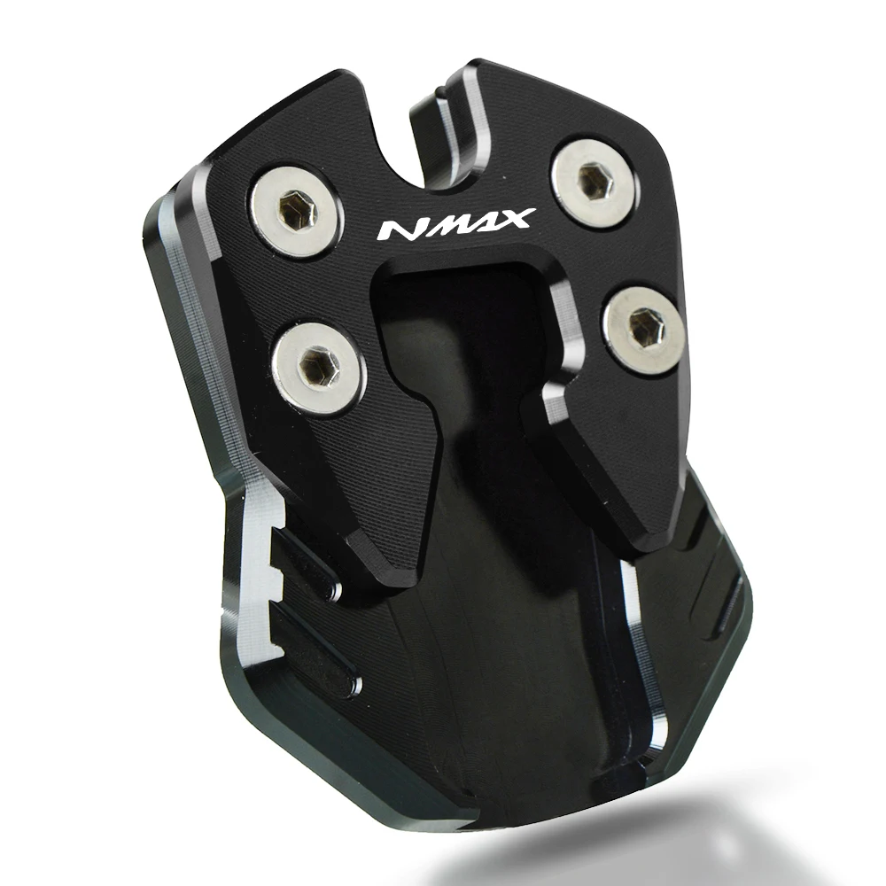 Black Black Для YAMAHA NMAX 155 N-MAX 125 мотоциклетная Плоская стопа боковая подставка расширение Подставка NMAX155 NMAX125 - Цвет: Black Black