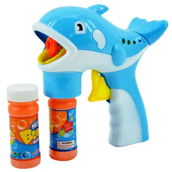 

Baby Bath Toys Large Dolphin Inertia Automatic Pump Blow Bubble Gun Light Bathroom Water Toys Bathtub Children Bathing Toys