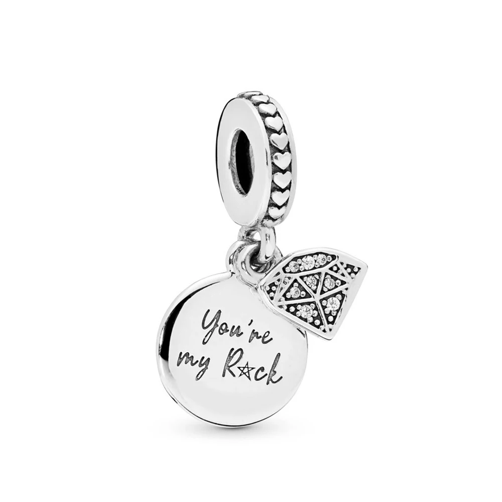 Новинка 925 пробы серебристый чемодан My Little Baby family Book My Rock Подвеска подходит для DIY Женский браслет ювелирные изделия - Окраска металла: 1